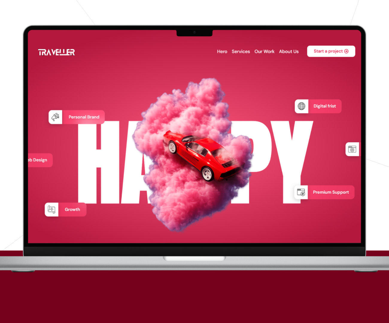 Pink and White Minimalist E Commerce Presentation 3 1